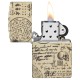 Зажигалка ZIPPO Alchemy Design с покрытием 540 Matte, латунь/сталь, бежевая, матовая, 38x13x57 мм