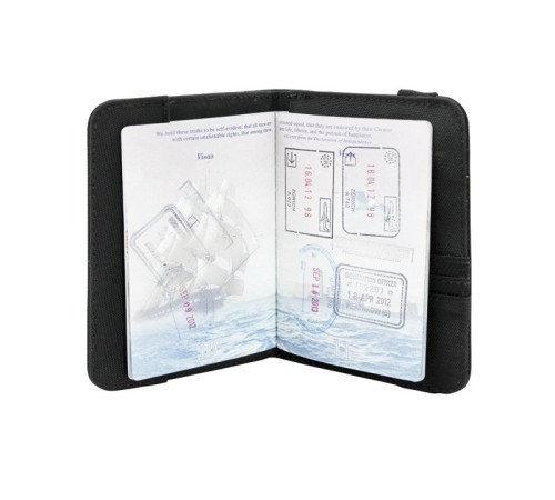 Обложка для паспорта VICTORINOX, с защитой от сканирования RFID, чёрная, нейлон 800D, 10x1x14 см