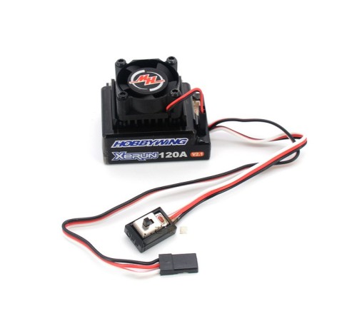 Бесколлекторный регулятор Hobbywing XERUN-120A-SD V2.1 Black (120A-760A, 1/10, 1/12)