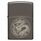 Зажигалка ZIPPO Лучшая цена 2022 с покрытием Black Ice®, латунь/сталь, чёрная, 38x13x57 мм