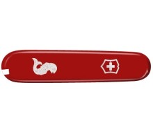 Передняя накладка для ножей VICTORINOX Fisherman и Angler 91 мм, пластиковая, красная