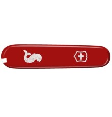 Передняя накладка для ножей VICTORINOX Fisherman и Angler 91 мм, пластиковая, красная