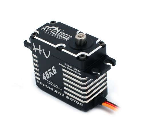 Сервомашинка цифровая JX Servo BLS-HV7146MG (71г/47.8/0.10/7.4V) бесколлекторная, Full metal