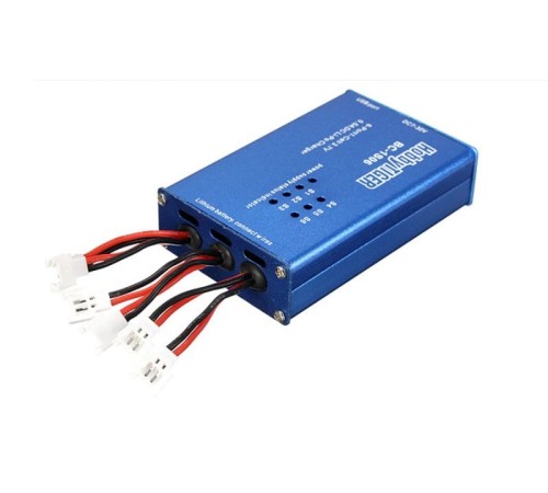 Зарядное устройство HobbyTiger BC-1S06 для заряда шести аккум. 1S Li-Po, 6x500mAh, Molex