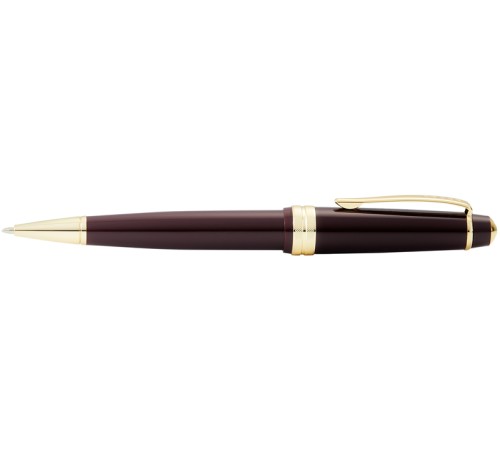 Шариковая ручка Cross Bailey Light Polished Burgundy Resin and Gold Tone