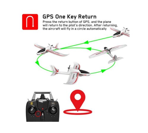 Радиоуправляемый планер Volantex RC Ranger 750мм Brushless 2.4G 4ch LiPo RTF with Gyro GPS
