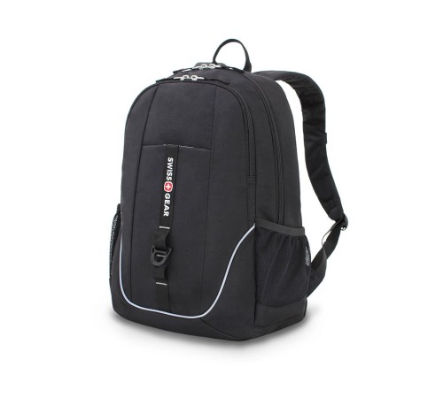 Рюкзак SWISSGEAR чёрный, полиэстер 600D, 33x16,5x46 см, 26л