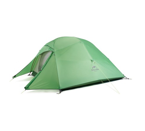 Палатка 3-местная Naturehike сверхлегкая + коврик Сloud up NH18T030-T, 20D , зеленый, 6927595765685