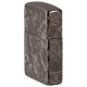 Зажигалка ZIPPO Armor® Wicca Design с покрытием Black Ice®, латунь/сталь, чёрная, 38x13x57 мм