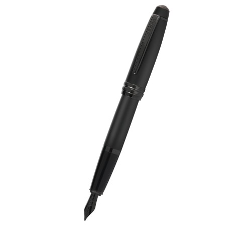 Перьевая ручка Cross Bailey Matte Black Lacquer, перо F. Цвет - черный.