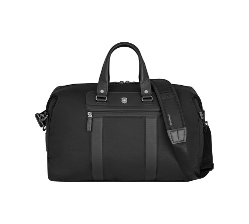 Дорожная сумка VICTORINOX Architecture Urban2 Compact Weekender, черный, полиэстер/кожа, 47x23x31 см, 32 л