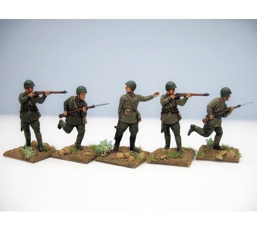 Сборные солдатики ZVEZDA Советская пехота 1941-43гг., 1/72
