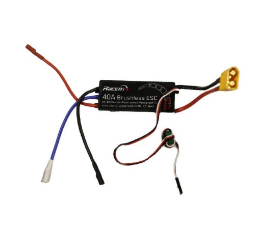 Регулятор скорости бесколлекторный 40A-XT60 для катера Volantex RC Atomic