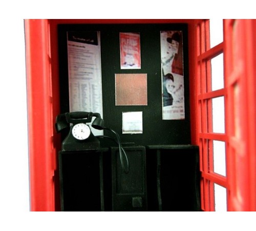 Сборная деревянная модель телефонной будки Artesania Latina LONDON TELEPHONE BOX, 1/10