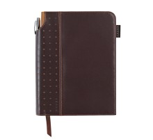Записная книжка Cross Journal Signature A5, 250 страниц в линейку, ручка 3/4. Цвет - коричневый