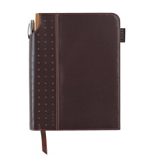 Записная книжка Cross Journal Signature A5, 250 страниц в линейку, ручка 3/4. Цвет - коричневый