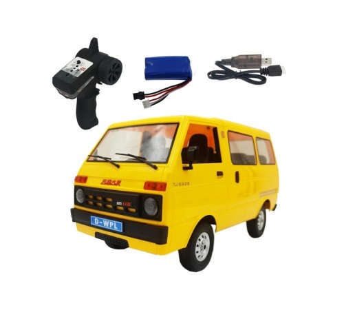Радиоуправляемый автомобиль WPL минивен (желтый) 2.4G 1/10 RTR