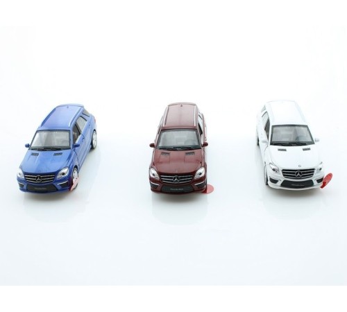 Машина 1:32 Mercedes-Benz ML63 AMG свет, звук, инерция 15см (1/12шт) б/к