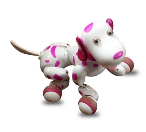 Радиоуправляемая робот-собака HappyCow Smart Dog 2.4G (розовая)