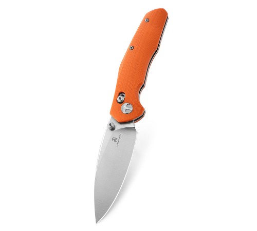 Нож Bestechman Ronan сталь 14C28N, рукоять G10 оранжевая