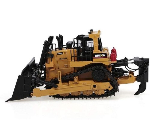 Металлический бульдозер HUI NA TOYS 1/50