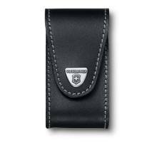 Чехол на ремень VICTORINOX для ножа 91 мм Swiss Champ XLT (1.6795.XLT), кожаный, чёрный