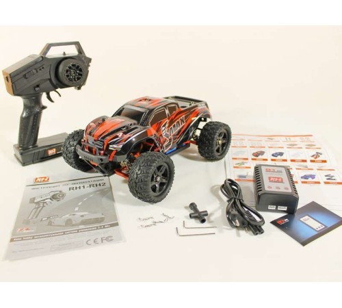 Радиоуправляемый монстр Remo Hobby SMAX UPGRADE (красный) 4WD 2.4G 1/16 RTR