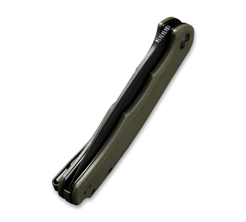 Складной нож CIVIVI Praxis 9Cr18MoV Steel Black Stonewashed Handle G10 OD Green