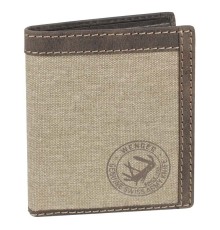 Портмоне WENGER Canvas Hunter, коричневый, воловья кожа/ткань, 10,5×3×12,5 см