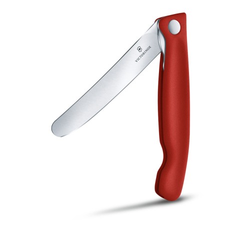 Нож для овощей VICTORINOX SwissClassic, складной, 11 см, красный