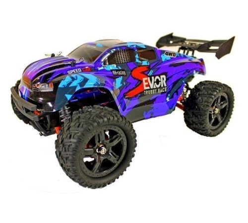 Радиоуправляемая трагги Remo Hobby S EVO-R UPGRADE (синяя) 4WD 2.4G 1/16 RTR