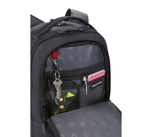 Рюкзак SWISSGEAR, черный, полиэстер, 29 х 15 х 42,5 см, 18,5 л
