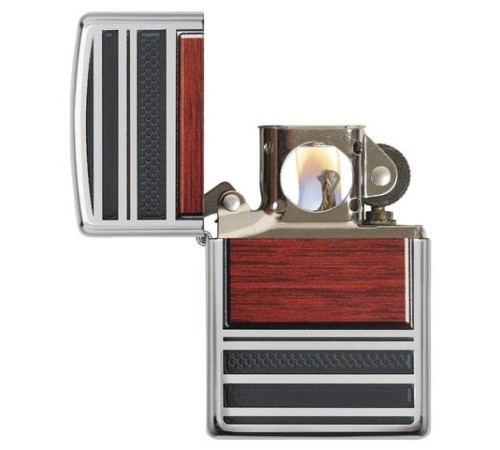 Зажигалка для трубок ZIPPO Pipe с покрытием High Polish Chrome, латунь/сталь,36x12x56 мм