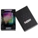 Зажигалка ZIPPO Colorful Sky с покрытием 540 Tumbled Chrome, латунь/сталь, разноцветная, 38x13x57 мм