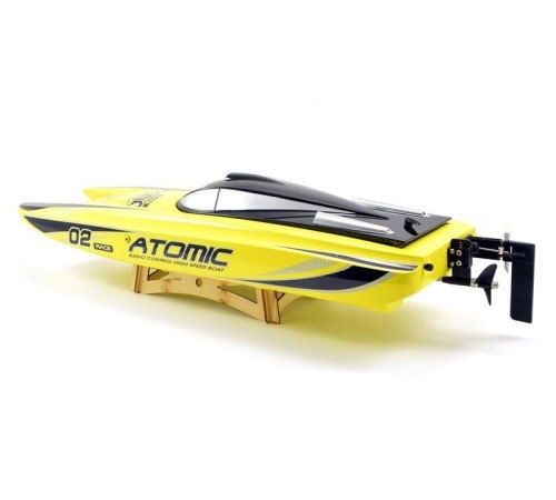 Радиоуправляемый катамаран Volantex RC ATOMIC 700 желтый Brushless PNP