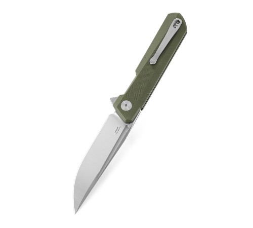 Нож Bestechman Dundee сталь D2, рукоять G10 зеленая