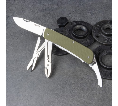 Нож multi-functional Ruike L41-G зеленый