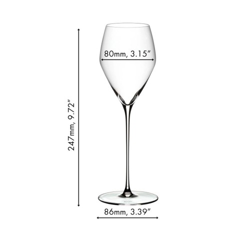 Бокалы для игристого вина Riedel Veloce Champagne 2 шт