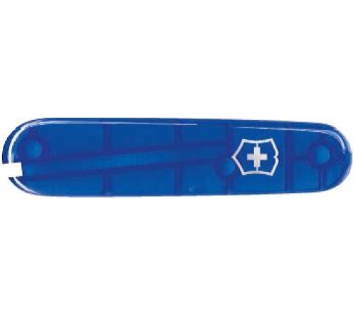 Передняя накладка для ножей VICTORINOX 84 мм, пластиковая, полупрозрачная синяя