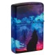 Зажигалка ZIPPO Wolf Design с покрытием 540 Matte, латунь/сталь, разноцветная, матовая, 38x13x57 мм