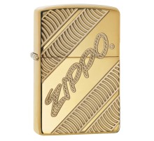 Зажигалка ZIPPO Armor® с покрытием High Polish Brass, латунь/сталь, золотистая, 38x13x57 мм
