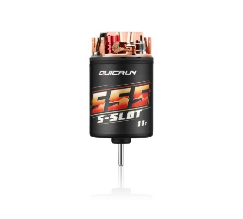 Коллекторный мотор Hobbywing QUICRUN Brushed 555-11T (11TKV, 3,175/16,2мм, 1/10)