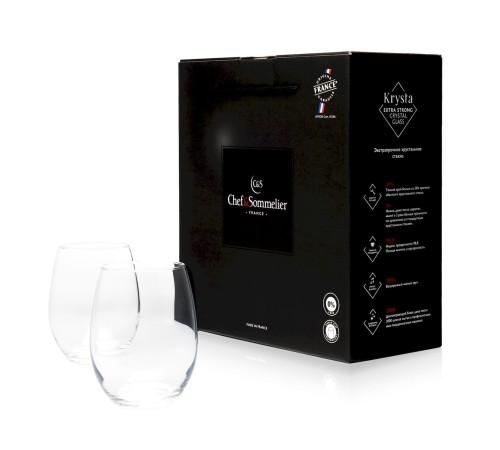 Бокалы для воды и коктейлей Chef&Sommelier Primary 440 мл. / 2 шт. в п/у.
