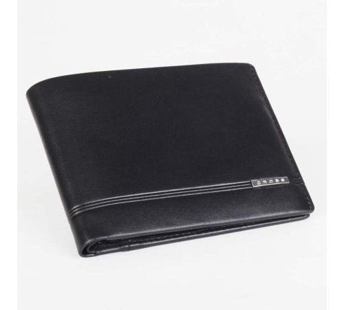 Кошелёк Cross Classic Century, кожа наппа, гладкая, чёрный, 12,5 х 2 х 9,5 см