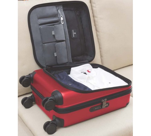 Чемодан VICTORINOX Spectra™ Dual-Access 2.0, красный, поликарбонат Bayer, 41x25x55 см, 37 л