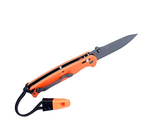 Нож Ganzo G7413-WS оранжевый, G7413-OR-WS