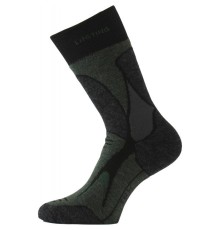 Носки Lasting TRX908, wool+polyamide, черный/серый L, TRX908L