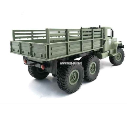 Радиоуправляемая машина WPL военный грузовик (зеленый) 6WD 2.4G 1/16 KIT
