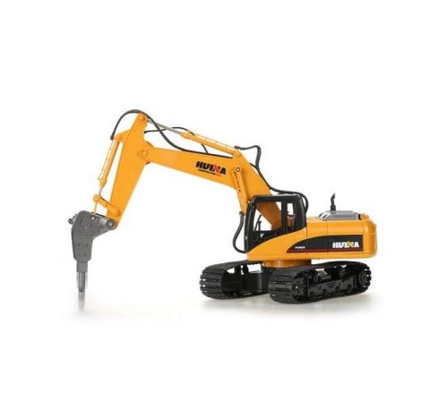 Радиоуправляемый экскаватор c отбойным молотом HUI NA TOYS 2.4G 16CH 1/14 RTR