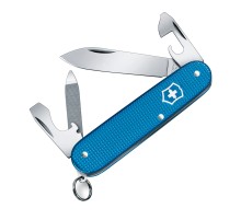 Нож перочинный VICTORINOX Cadet Alox, 84 мм, 9 функций, алюминиевая рукоять, синий